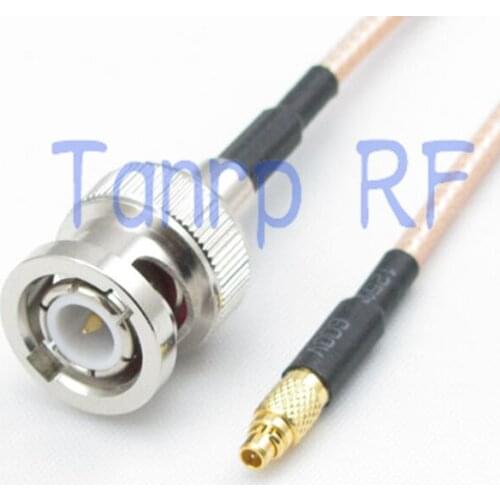 50CM Pigtail coaxial jumper cable RG316 extension cord 20in MMCX male to BNC male plug RF adapter connector