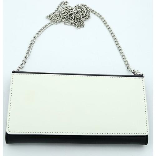 2pcs/lot Blank Sublimation Leather Wallet Purse Women bag for Hot transfer Printing Leather Case Blank consumables DIY