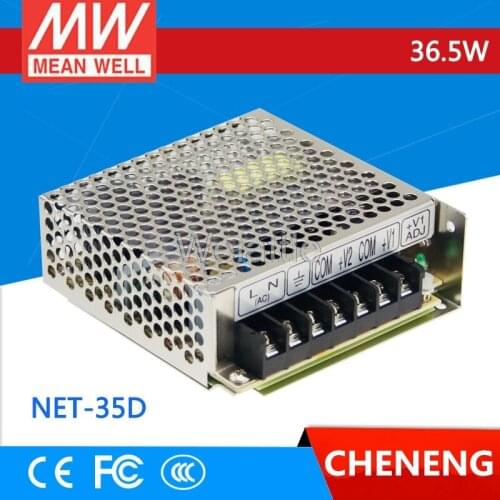 MEAN WELL original NET-35D 37W +5V 3.5A , +24V 1A , +12V 1A , Triple Output Switching Power Supply AC-DC 3 Way