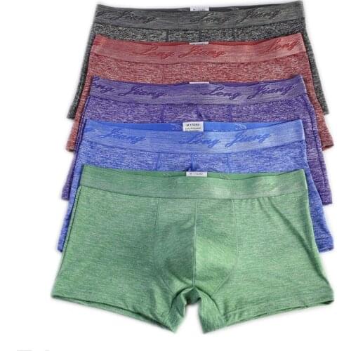 5Pcs/Lot Mens Underwear Breathable Bulge Pouch Boxer Shorts Sexy Males Stretchy Underpants Boxers Trunks Comfortable Bottoms Hot