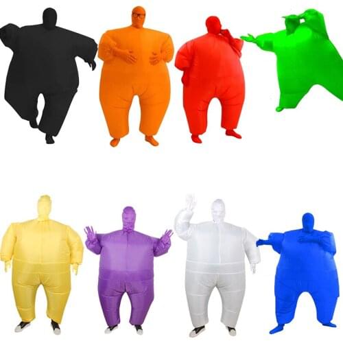 Inflatable masked man halloween costumes for adult party dress holiday cosplay costume