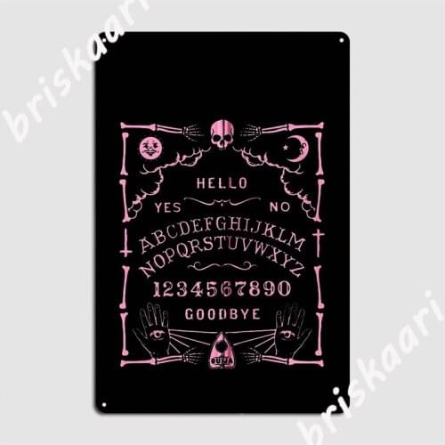 Occult Theist Theism Wiccan Satanic Ouija Board Metal Signs Wall pub pub Garage Decoration Mural Painting Tin sign Posters
