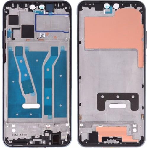 Original Front Housing LCD Frame Bezel Plate with Side Keys for Huawei Y9 (2019)