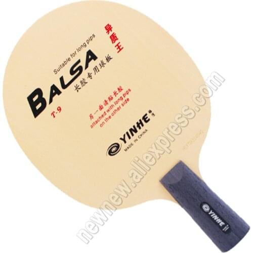 Yinhe T9 T9 PRO Variant King Balsa Carbon With Long Pips-out Rubber for chopping table tennis pingpong blade