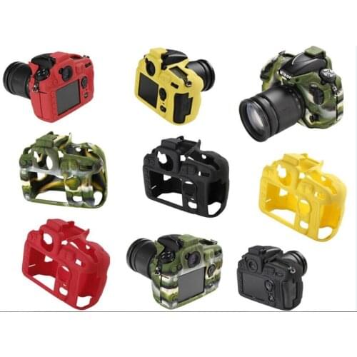 Silicone Armor Skin Case DSLR Camera Body Cover Protector Video bag for CANON 1DX MARK II 2 1DXII 1DX2 1DX For nikon D5 D4 D4S
