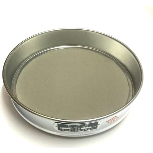 Standard Laboratory Test Sieve Sampling Inspection Pharmacopeia Sieve 304 SUS Filter Mesh Chroming Frame R30cm Aperture 0.025mm