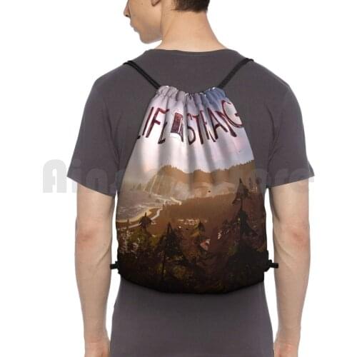 Life Is Strange I Backpack Drawstring Bag Riding Climbing Gym Bag Landscape Life Strange Life Is Strange Game Games Wallpaper