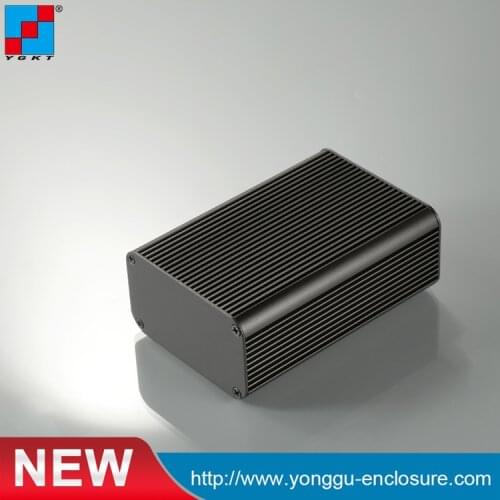 Customized Aluminium Extrusion Enclosure 80*45*115 mm (w*h*l) extruded aluminium enclosures