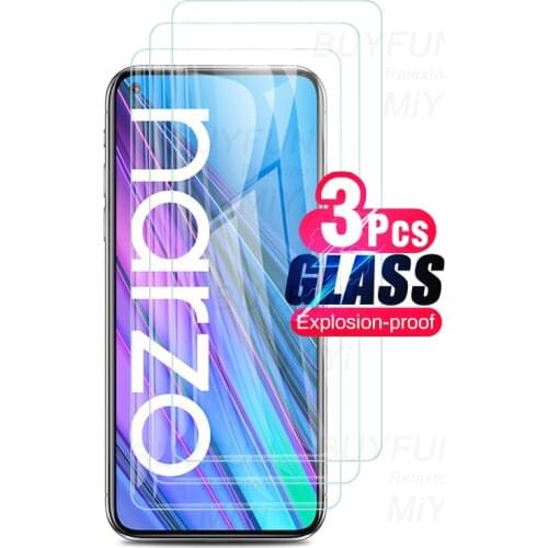 3PCS Protective Glass for Realme GT Neo Narzo 30 5G 30A Realmi C11 C21 C3 C15 C12 C 21 11 2021 Armor Safty Screen Protector Film