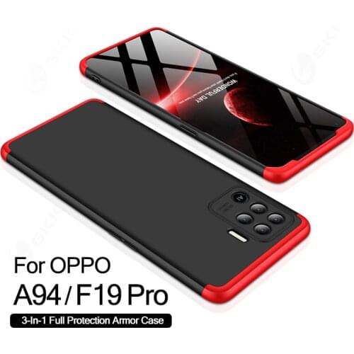 360 Degree Protection Case For OPPO F19 Pro A94 Reno 5F 5 Lite Armor Shockproof hard Cover For OPPO F19 Pro A94 5F 5 Lite Case