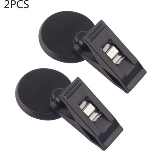 2pcs ABS Car Interior Window Mount Suction Cap Clips Removable Holder for Sunshade Curtain Access Card Glasses Ticket Towel