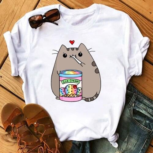 Female T-shirt Women Streetwear Panda Graphic Tees Fashion Milk Tea Printed casual clothes T-shirt ladies tshirts