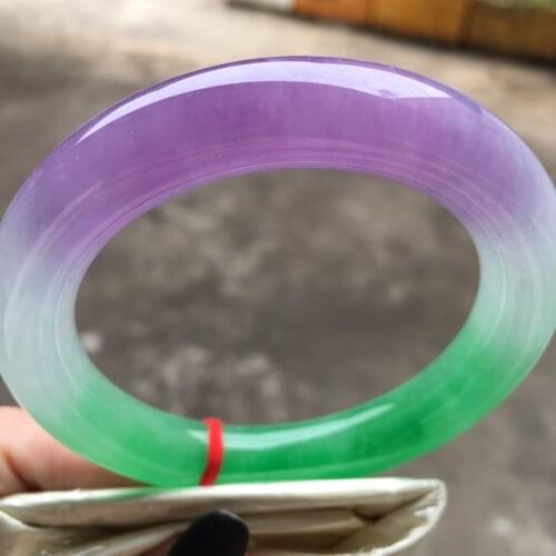 Koraba Certified (Grade A)100% Natural Jadeite JADE Bracelet Women Bangle