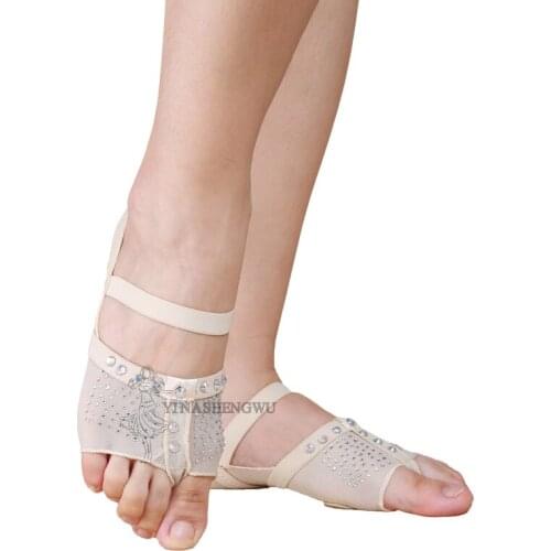 Belly Dancing Foot thong Dance Socks Shoe Toe Pads Belly Dance Practice socks Ballet Dance Shoes Accessories Professional