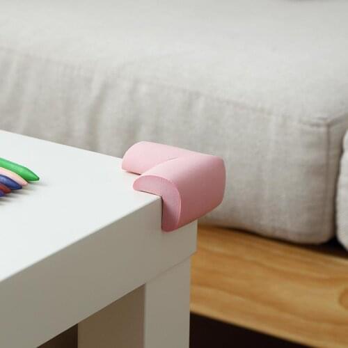 8pcs/lot 5.5x5.5cm Soft Table Desk Corner Protector Baby Safety Edge Corner Guards for Children Infant Protect Tape Cushion E113
