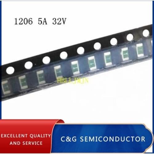 100PCS 0466005.NR CC12H5A-TR 1206 5A 32V Marking T SMD Fuses Disposable Fuses ZJ