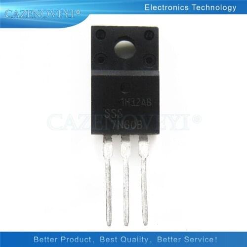 5pcs/lot SSS7N60B TO-220F SSS7N60 TO-220 7N60B 7N60 In Stock