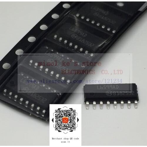 [ 5pcs-10pcs]100%New original; L6599ADTR L6599AD L6599A 6599AD 6599 - IC RESONANT CONVRTR CTRLR 16SOIC