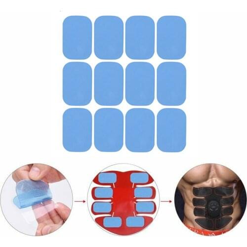 Abdominal Trainer Gel Pads Comfortable Non-Toxic Reusable for Gym Home Fitness Massager Muscle Stimulator Replacement Gel Pads