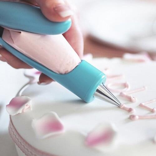 Household Soft Porcelain Cake Cookie Baking Decor Pen Decorator Kitchen Tool Set