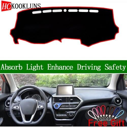 For changan Alsvin 2018 Dashboard Cover Sun Shade Dash Mat Pad Carpet Car Stickers Interior Accessories