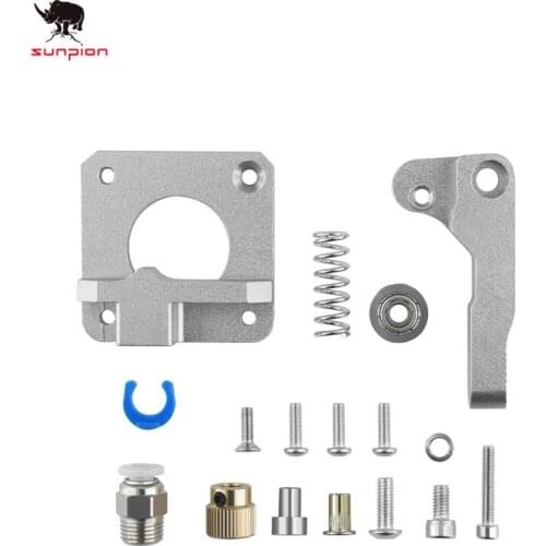 3D printer parts MK8 Gray Color Extruder Aluminum Alloy Block Bowden Extruder 1.75mm Filament For Ender CR Series Printers