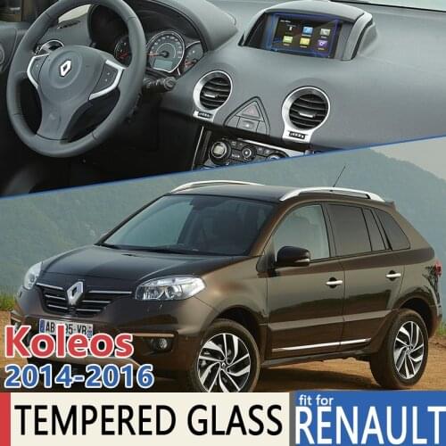 For Renault Koleos Samsung QM5 HY MK1 2014 2015 2016 Car Navigation GPS Anti-Fingerprint Film Screen Protector Tempered Glass