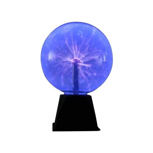 Artificial Lightning Ball Ion Ball Tesla Coil Glow Ball Arc Ball Touch Lightning Sound Control 12V