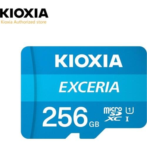 Formerly Toshiba)Kioxia 256GB/128G/64G microSD Exceria Flash Memory Card U1 R100 C10 Full HD High Read Speed 100MB/s TF card