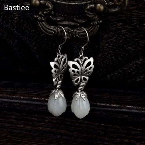 Bastiee Korean Earrings Jewelry For Women Silver Earrings 925 Women Vintage Silver Earrings