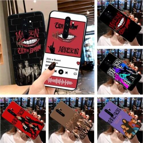 Maneskin Damiano David Phone Case for Redmi 9A 8A 7 6 6A Note 10 9 8 8T Pro Max Redmi 9 K20 K30 Pro