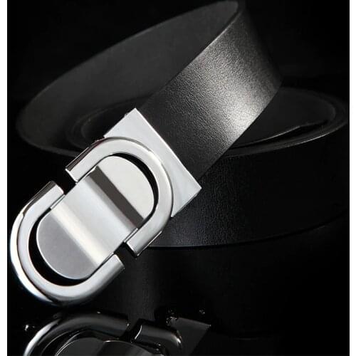 Mens Vaca Cinturones De Cuero Genuino Correa Masculina De La Correa Belt Lujo Para Hombres Moda De Nueva Vendimia Smooth Cowskin