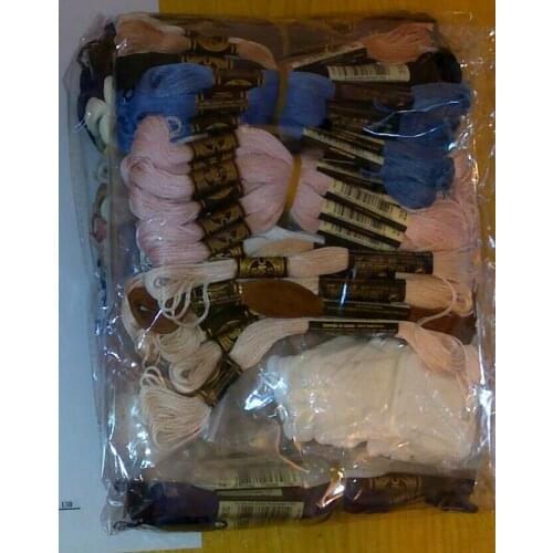 Oneroom Cross stitch set embroidery needlwork DMC Threads 50pcs DMC threads -25USD For 50 pcs dmc threads cross stitch threads