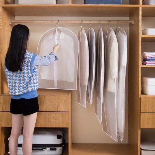 5 Pcs Long Clothes Dust Cover Short Household Waterproof Dress Cover Protector Four Seasons General