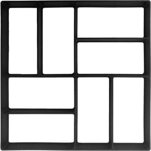 New Garden Diy Manual Mold Trail Road Paving Cement Concrete Mold Manufacturer Path Pavement Stone Brick Mold