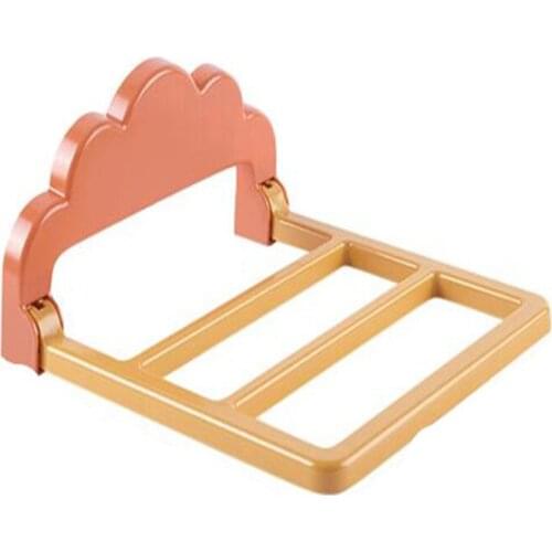 2021 New Punch-Free Shoe Rack Home Slippers Organizer Foldable Seamless Wall Hanging Shelf