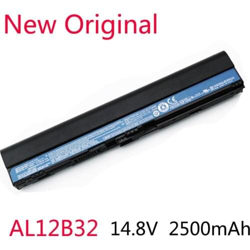 New AL12B32 Laptop Battery For Acer Aspire One 725 756 V5-171 B113 B113M AL12X32 AL12A31 AL12B31 AL12B32 2500mAh 14.8V