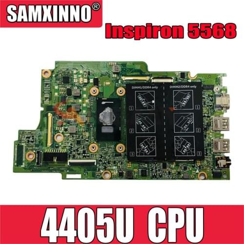 Original Laptop motherboard For DELL Inspiron 5568 5368 7579 7368 3379 P69G Core 4405U Mainboard 15296-1 0C1HX7 CN-0C1HX7 SR2EX
