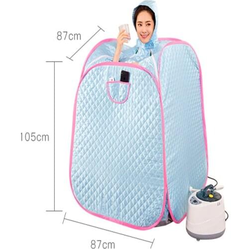 Portable Sauna Steam Wet Sauna Cabin Portable Sauna kits Lose Weight Detox Machine Pool Heater Mini Steam Generator With Chair