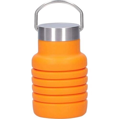 Sports Water Bottle 550Ml Foldable Water Bottle Reusable Water Bottle Use on Travel Bikes Outdoor Sports