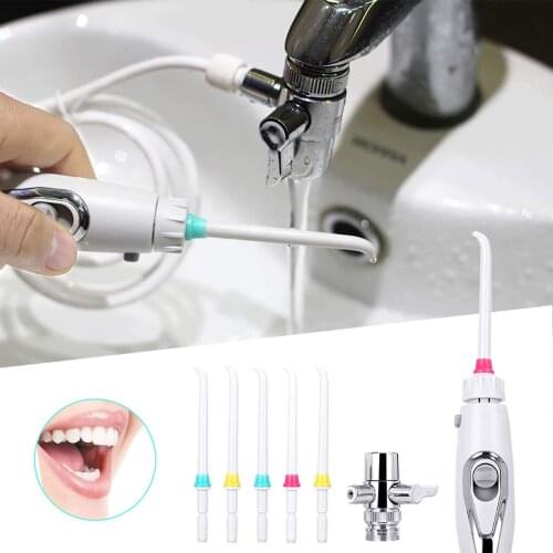 Dental Flosser Faucet Oral Irrigator Water Tooth Jet Flossing Irrigation Oral Care Mouth Cleaner Tools