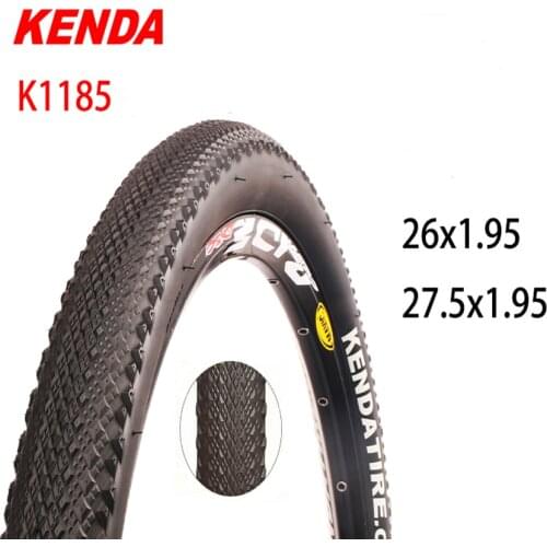 KENDA Bicycle Tire K1185 Low resistance Mountain MTB Cycling Bike tires tyre 26x1.95 / 27.5x.95 60TPI pneu bicicleta hot selling