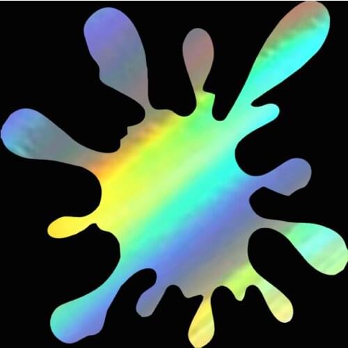 16.4X16.4CM Paint Stain Funny Scratch Occlusion Vinyl Decal Car Bumper Car-Styling Window Reflective Decals Trunk Decals