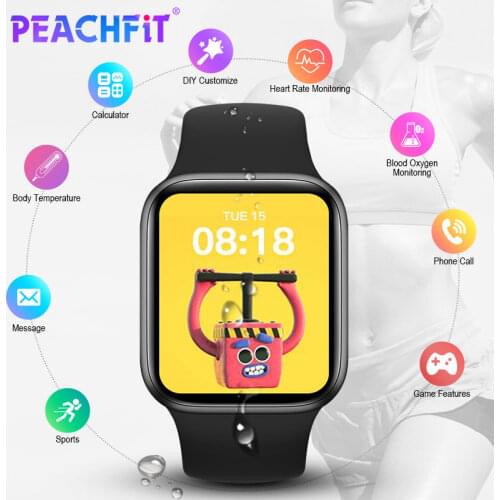 2021 Smart Watch AK76 1.75"HD Bluetooth Call Heart Rate Monitor 63 Custom Watch Faces Watch 6 Pro Smartwatch PK IWO 12 FK88 Lite