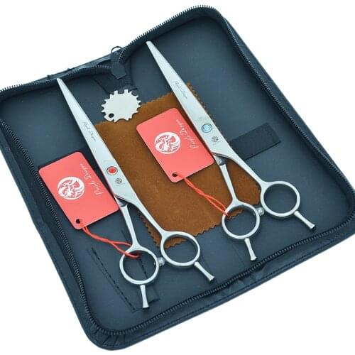 7.0" Hair Scissors Stainless Steel Professional Hairdressing Cutting Shears 6.5" Thinning Tesouras Salon Haircut Razors A0180B