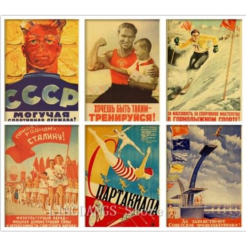 5d Diy Diamond Painting Cartoon Soviet Sport Ussr Cccp In Sport Poster Cross Stitch Diamond Mosaic Embroidery Home Decor Gift