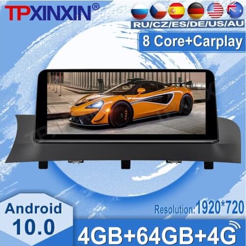 64G For BMW X3 X4 F25 F26 2014 2015 2016 Android 10 Car Tape Recorder Multimedia Player GPS Navigation 10.25'' Touch HD Screen