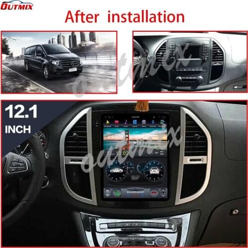 Android 10 px6 4G128G Car Multimedia Player For Benz Vito 2016-2019 2020 tesla Screen Stereo Audio radio autoradio GPS Head unit