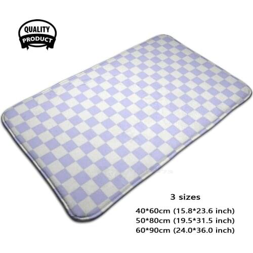 Purple Checkerboard 3 Sizes Home Carpet Artsy Teenager Teen Girls Brand Vsco Phone Pattern Background Case Trendy Trending