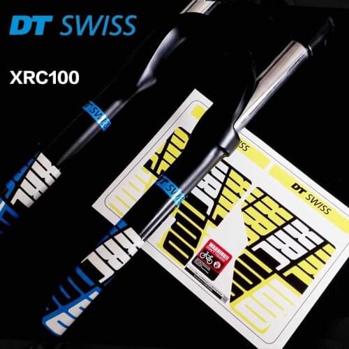 DT XRC100 Front Fork Sticker for MTB Mountain Bike Bicycle Cycling Decals Water Proof